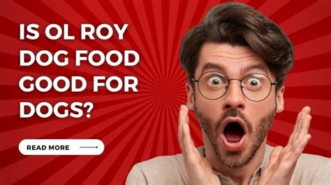 is ol roy dog food good: Is it true that Ol' Roy dog food is the best choice for your furry friend?